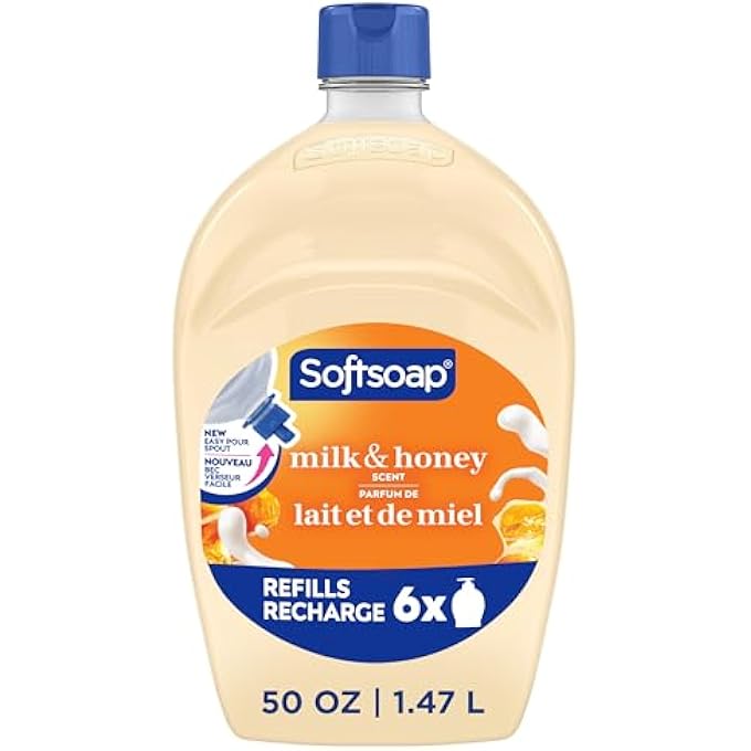 Softsoap - SS NTLS 50F/1.47L CS SP MILK & GOLDEN HONEY - Image 1